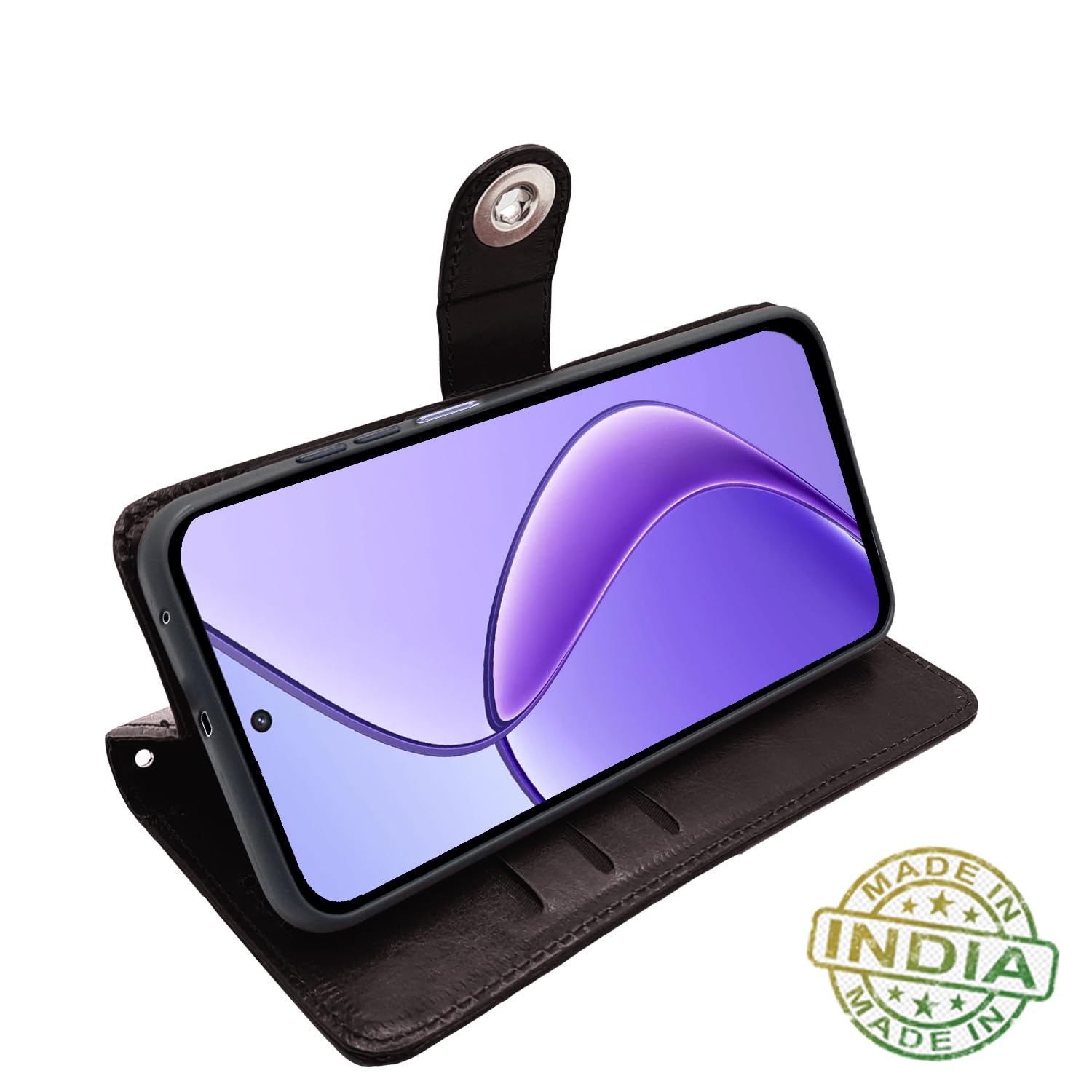 Pikkme coffee Button mobile flip cover for Realme Narzo 70x 5G/N65/13/12/12X 5G/C65 – photo 5