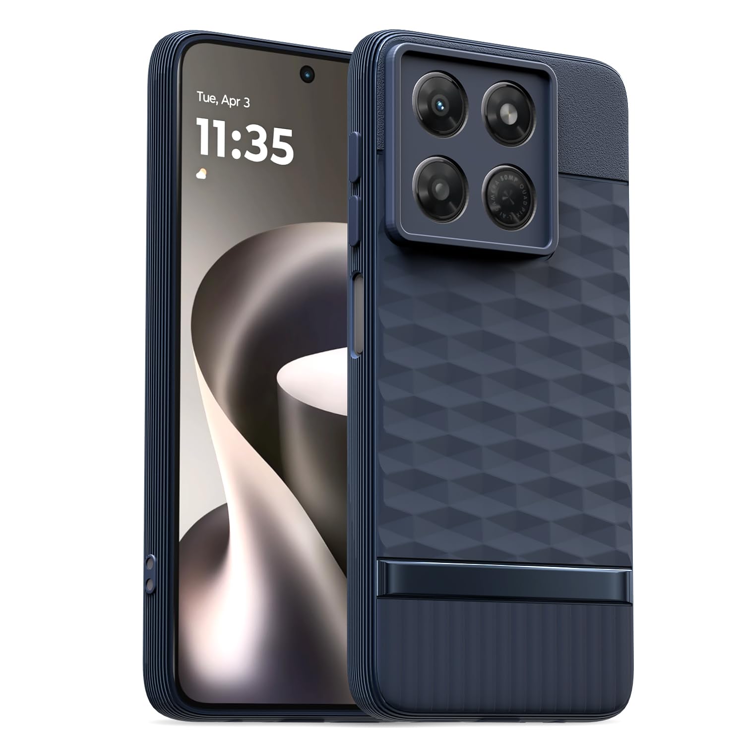 Pikkme Moto G37 5G blue mobile cover