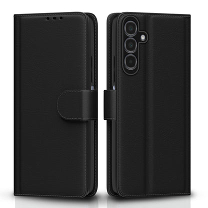 Samsung A35 5G Wallet mobile flip cover in black by Pikkme