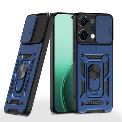 Pikkme blue D10 Camera Shield phone cover for Oppo Reno 14 5G