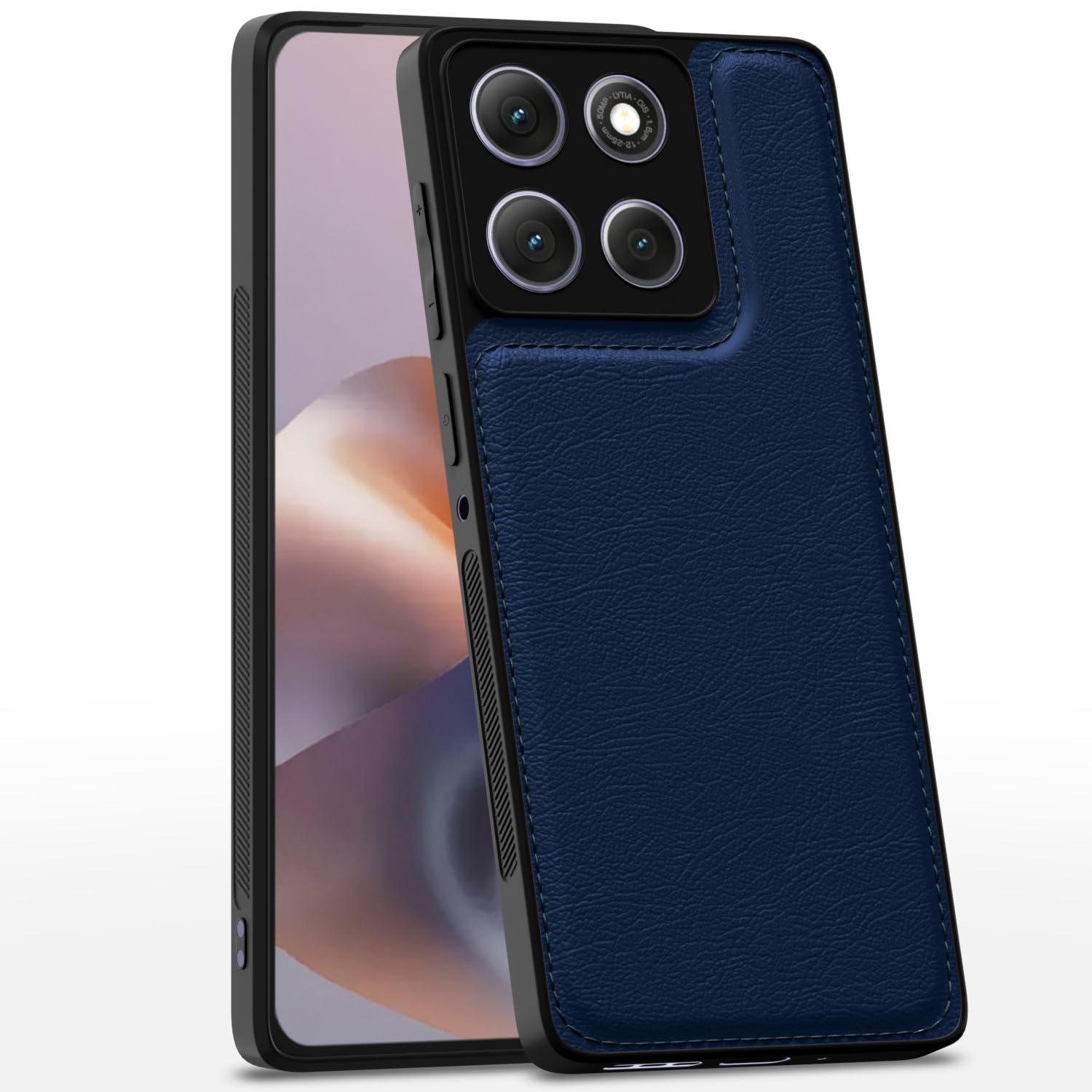 Pikkme blue mobile back cover for Moto G86 Power 5G