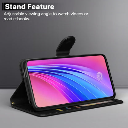 Vivo V15 Pro Wallet flip case in black by Pikkme – photo 3