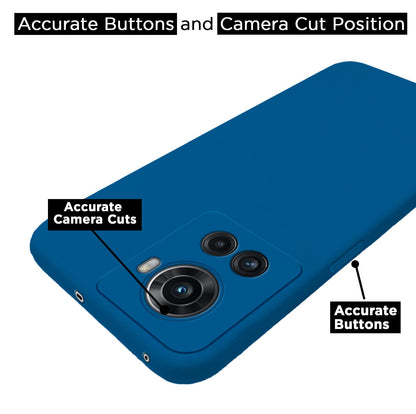 Pikkme blue Liquid Silicone phone cover for OnePlus 10R/10R Prime 5G – photo 4