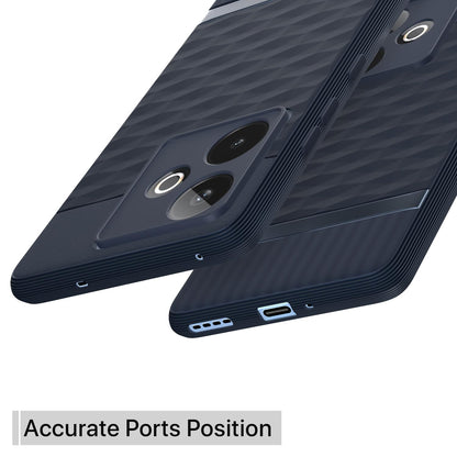Pikkme Realme GT 7 5G / GT 7T 5G Shockproof Soft Flexible Gencase Back Cover (Blue)