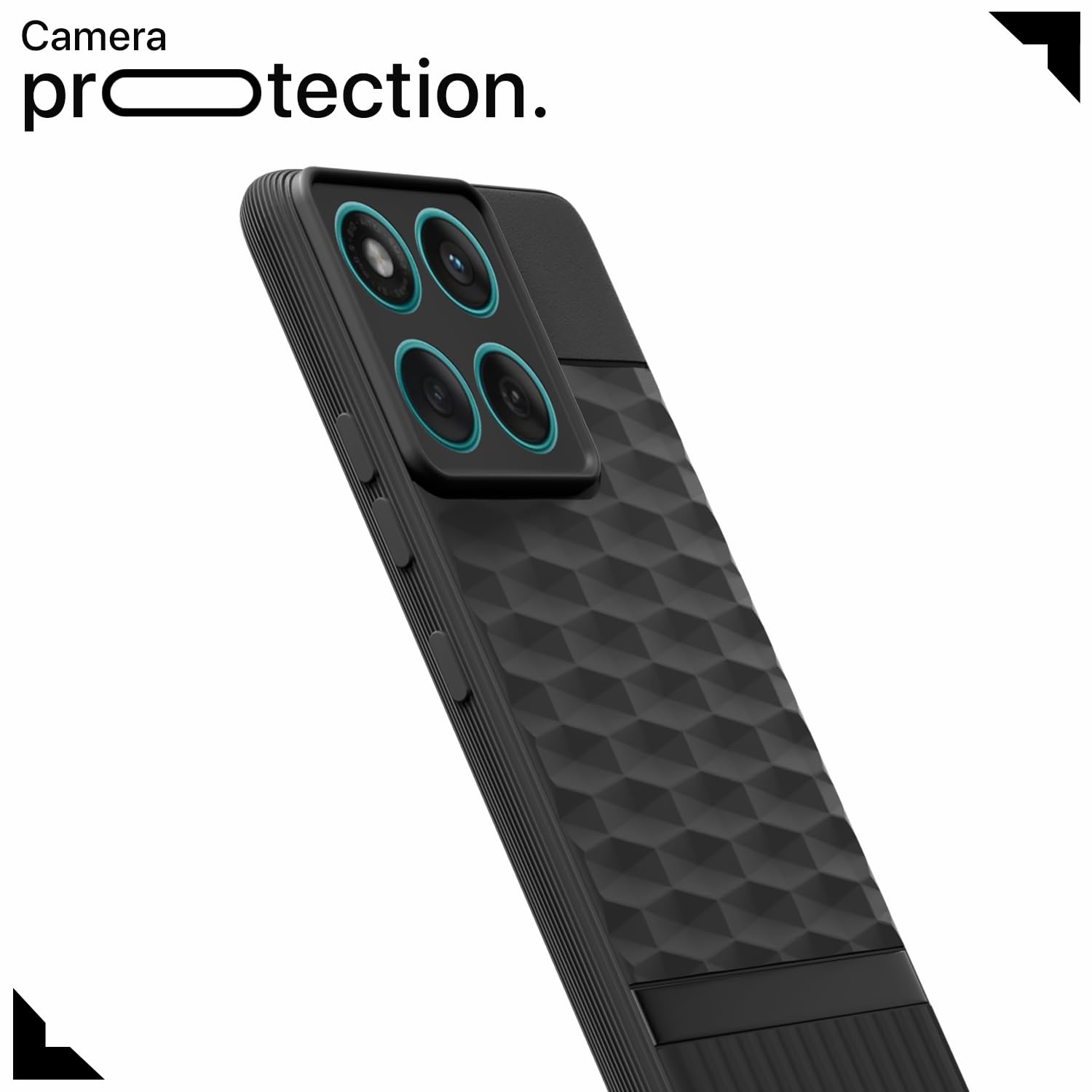 Black Silicone mobile cover for Moto Edge 60/Edge 60 Fusion 5G – Pikkme – photo 5