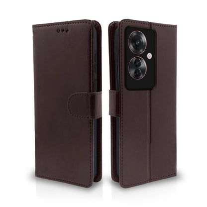 Pikkme coffee flip cover for OPPO F25 Pro 5G