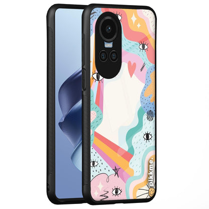 Pikkme Hybrid phone cover for Oppo Reno 10 5G