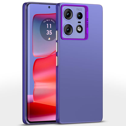 Moto Edge 50 Pro 5G Matte mobile back cover in purple by Pikkme