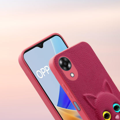 Pikkme Oppo A17K Cat pink back cover – photo 7