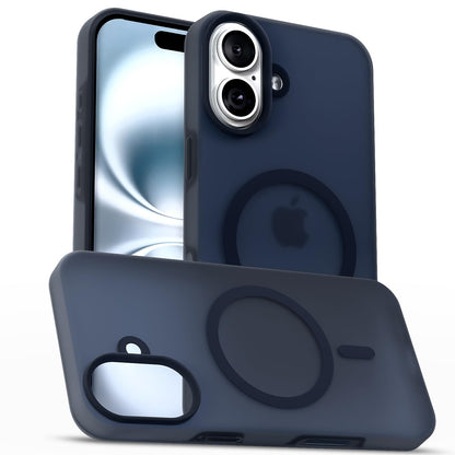 Blue Soft Silicone mobile cover for iPhone 16 – Pikkme