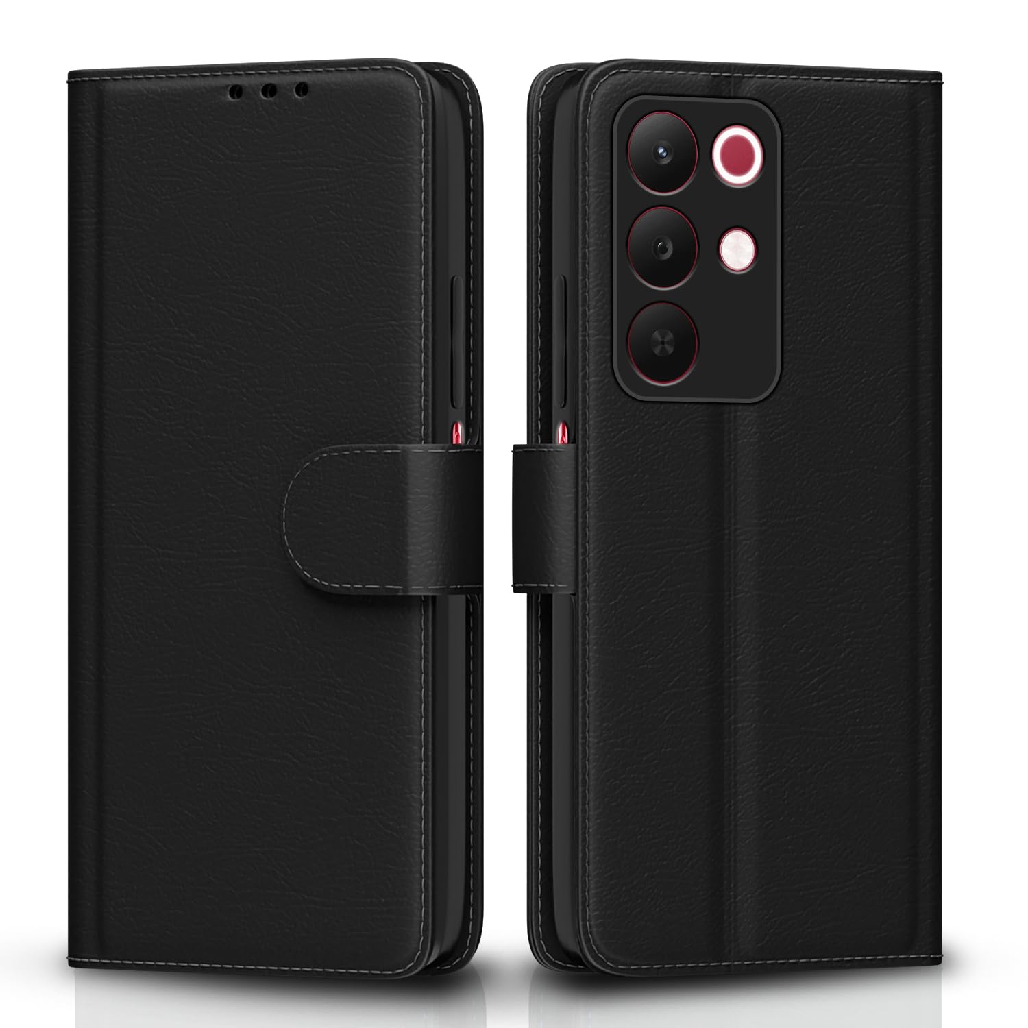 Pikkme Realme Narzo 90X/C85/15X 5G black mobile flip cover