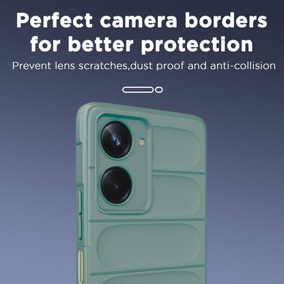Pikkme Realme 10 Pro 5G Liquid Silicone green phone cover – photo 7