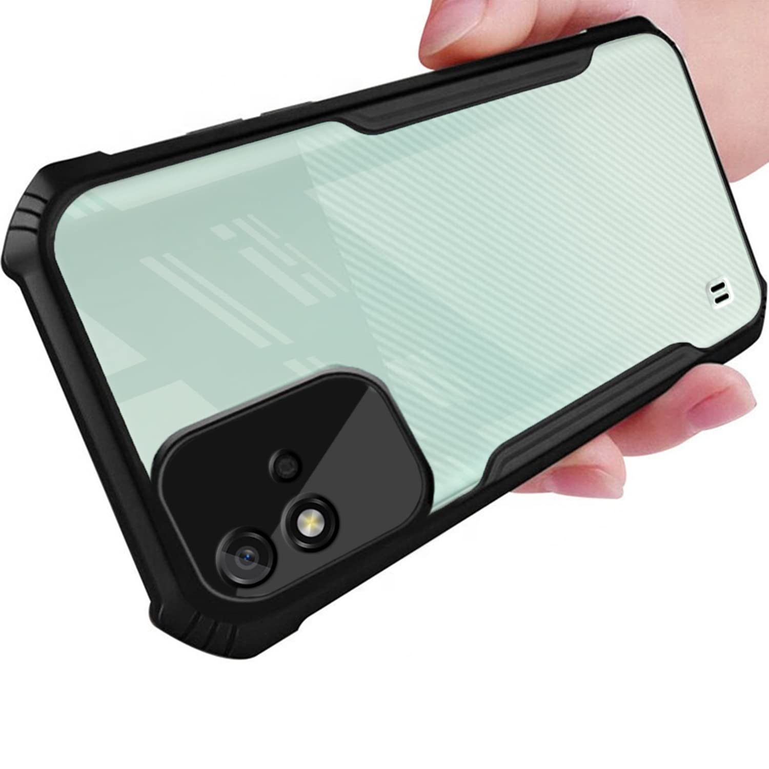 Pikkme black Hybrid mobile cover for Realme Narzo 50i – photo 2