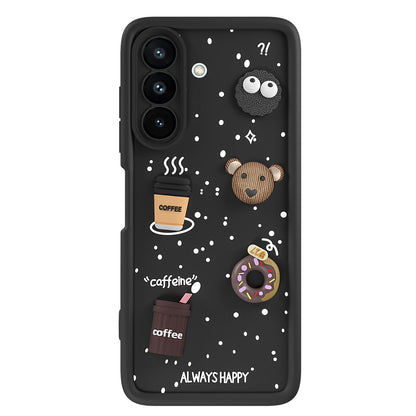 Samsung A27/M47 5G Bear Coffee mobile cover in black by Pikkme – photo 7