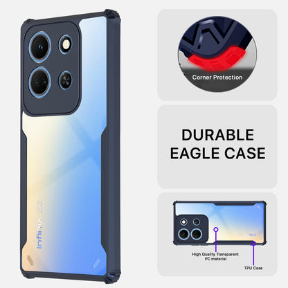 Infinix Note 30 5G Clear back cover in blue by Pikkme – photo 5