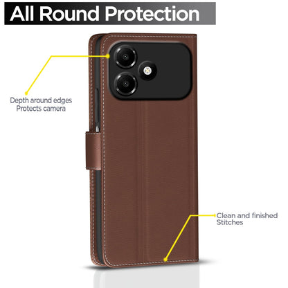 Pikkme Oppo A6c tan flip case – photo 4