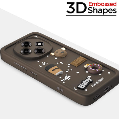 Pikkme brown phone cover for Oppo F31 Pro 5G/3D – photo 3