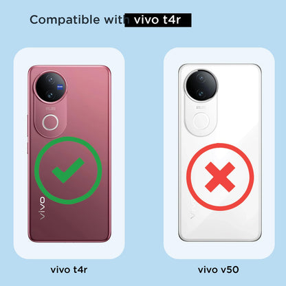 Transparent mag-safe mobile back cover for Vivo T4R/V50e/V50 5G – Pikkme – photo 4