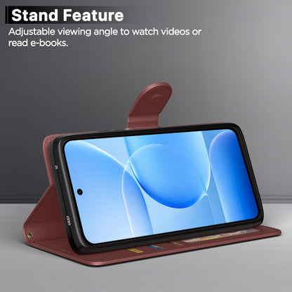 Vivo S2 5G Wallet wallet flip cover in brown by Pikkme – photo 3