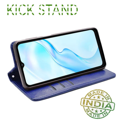 Vivo Y21 2021 mobile flip cover in blue by Pikkme – photo 4