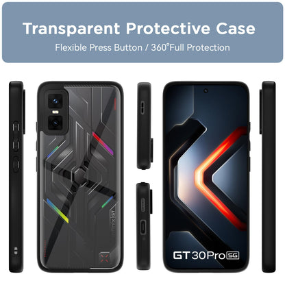 Pikkme Infinix GT 30 Pro 5G Eagle 2 Shockproof Sleek Hybrid Armor Back cover (Black)