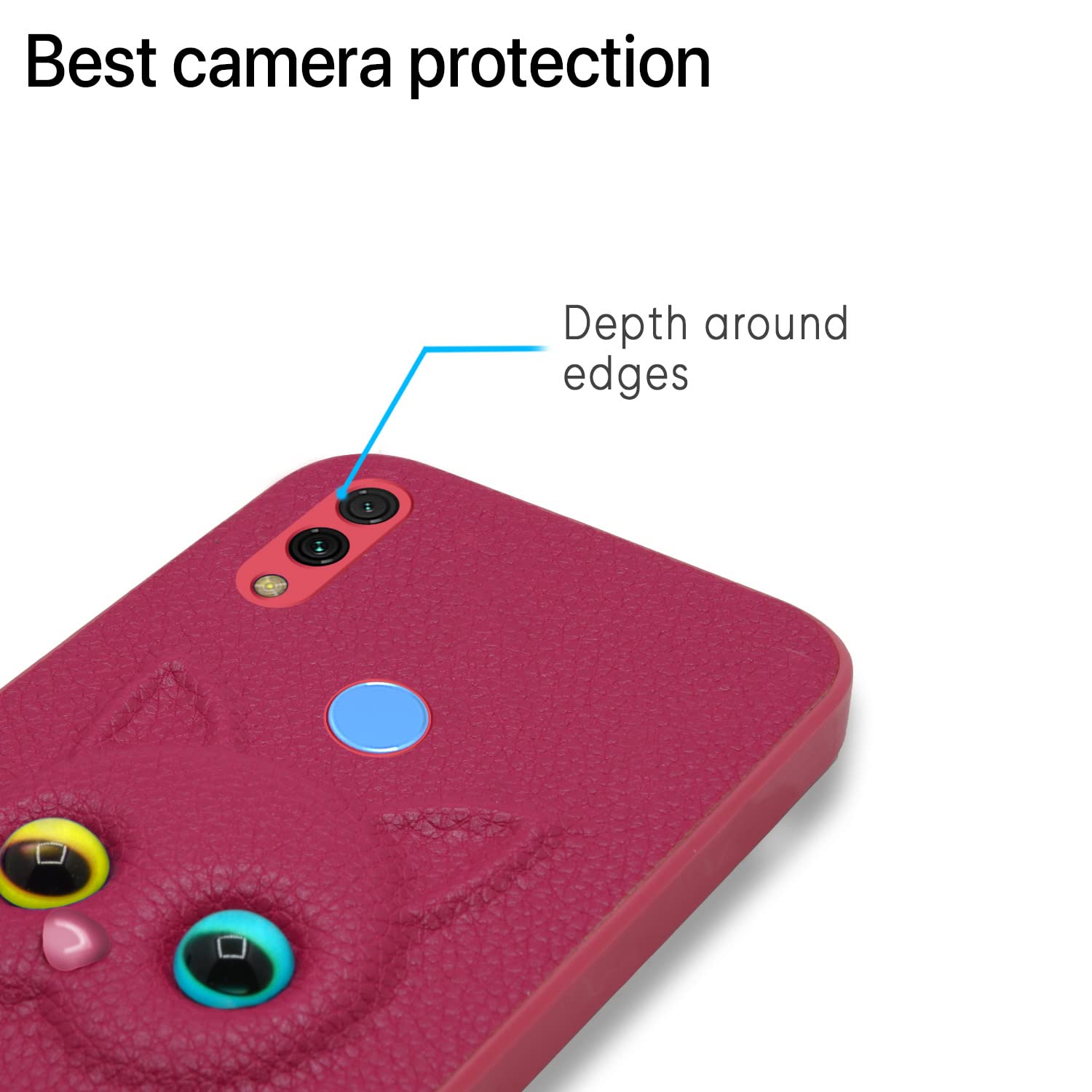 Pikkme Honor Play Cat pink phone cover – photo 6