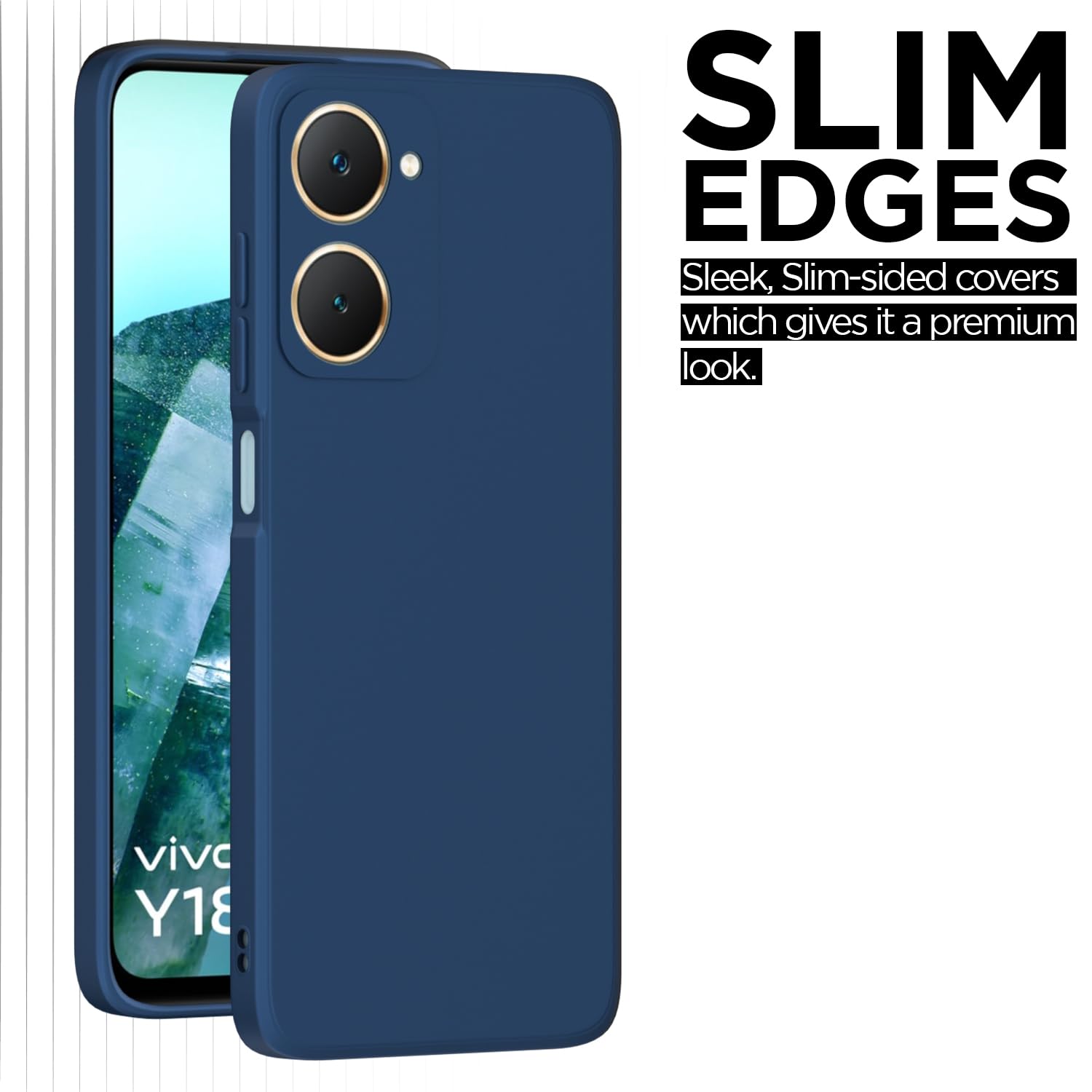 Blue Matte mobile back cover for iQOO Z9 Lite 5G/Vivo T3 Lite 5G/Vivo Y18/Y18e/Y03 – Pikkme – photo 7