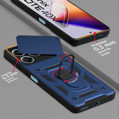 Pikkme Infinix Note 40x 5G/360 blue back cover – photo 4