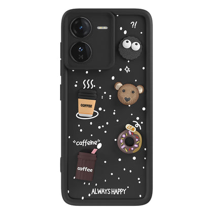 iQOO Z9 5G/3D Silicone mobile back cover in black by Pikkme – photo 7