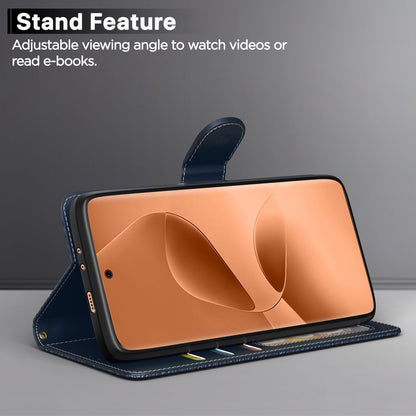 Pikkme blue Wallet flip cover for Infinix Note Edge 5G – photo 3