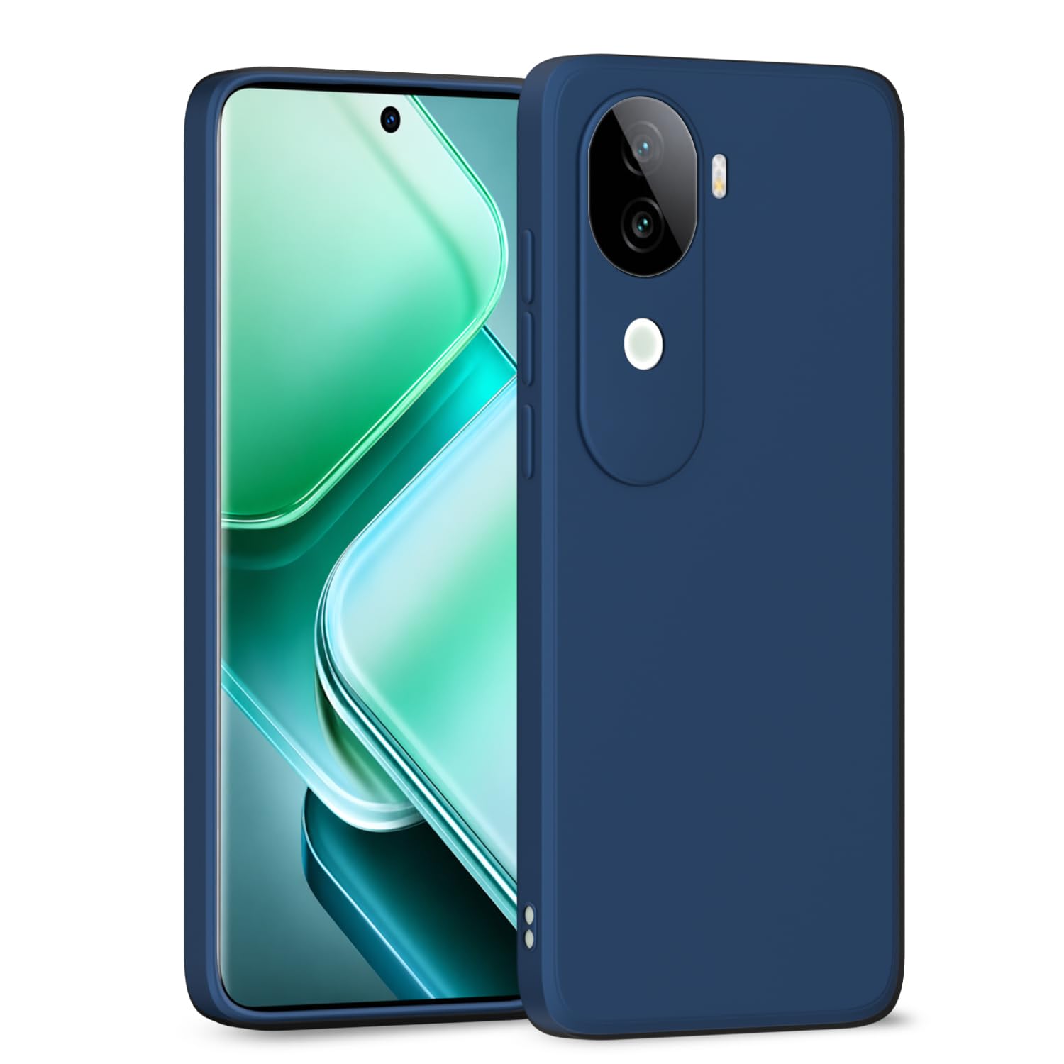 Pikkme blue mobile cover for Vivo V40e/iQOO Z9s 5G