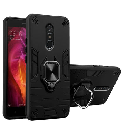 Redmi Note 4 D5 Tough Armor mobile back cover in black by Pikkme