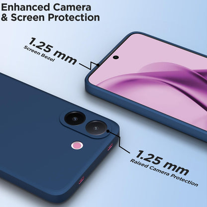 Blue Matte phone cover for Vivo V60e/V60 5G – Pikkme – photo 2