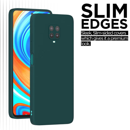 Pikkme  Redmi Note 10 Lite / Redmi Note 9 Pro / Note 9 Pro Max Soft Matte Silicone Shockproof Case (Green)