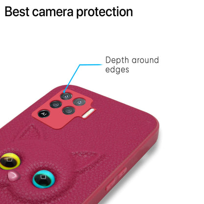 Oppo F19 Pro Cat phone cover in pink by Pikkme – photo 6