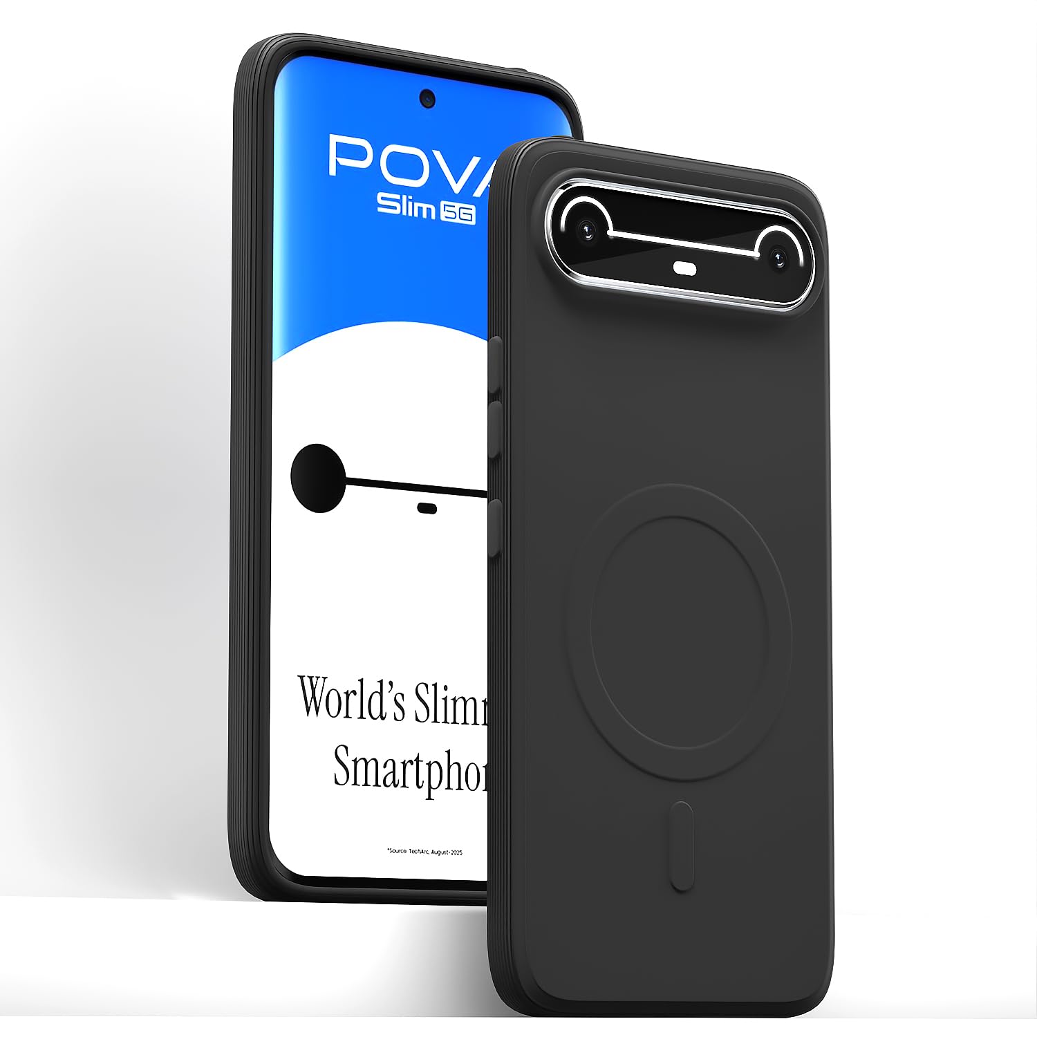 Pikkme Tecno Pova black mobile back cover – photo 2