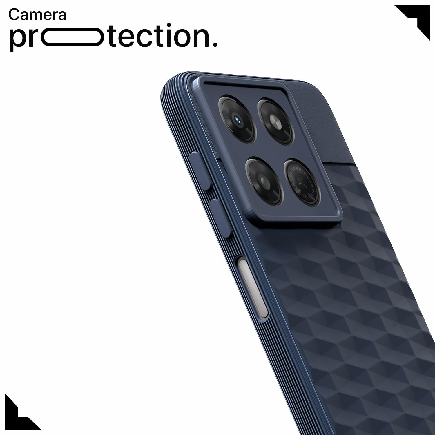 Blue Silicone phone cover for Moto G37 5G – Pikkme – photo 5
