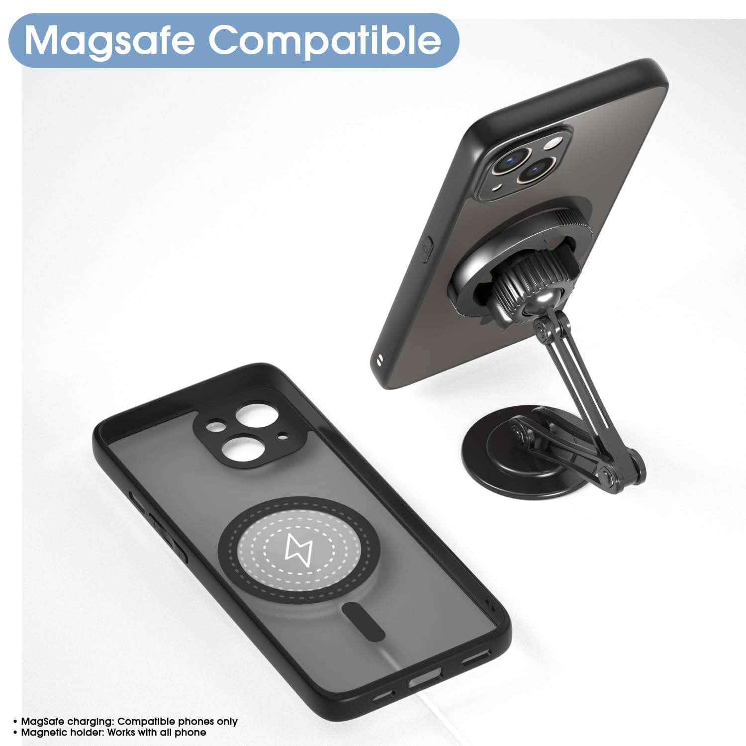 iPhone 15 phone cover in black smoke mag-safe by Pikkme – photo 7