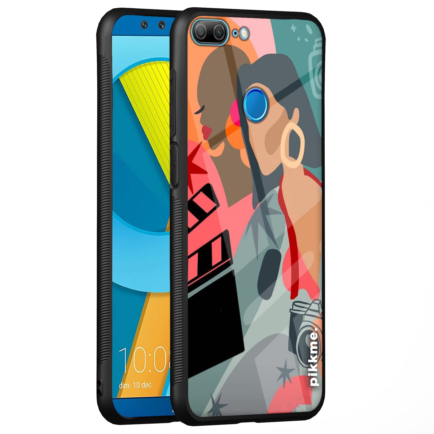 Pikkme Hybrid mobile back cover for Honor 9 Lite