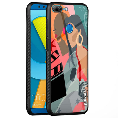 Pikkme Hybrid mobile back cover for Honor 9 Lite
