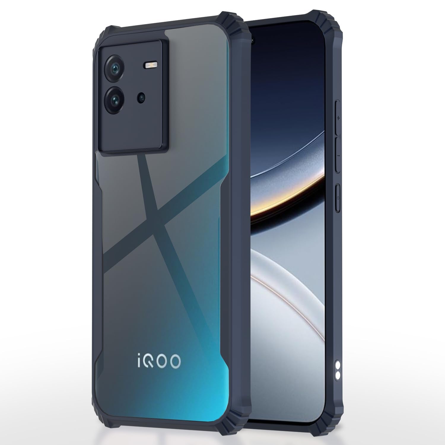 Pikkme iQOO Neo 6 5G Eagle Back Cover (Blue)
