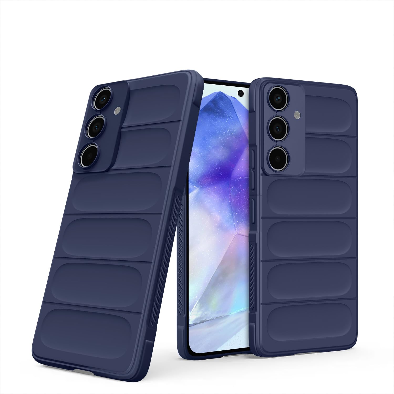 Pikkme Samsung A55 5G blue mobile back cover