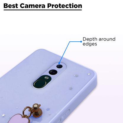 Oppo F11 mobile back cover in purple by Pikkme – photo 2