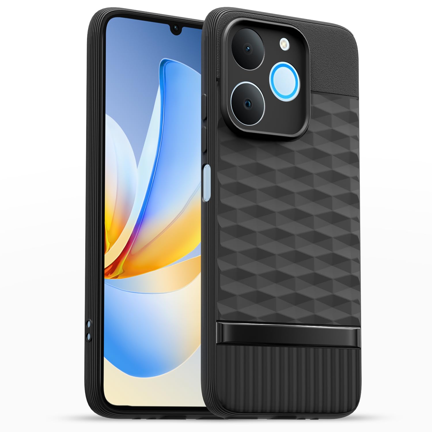 Pikkme Realme P4 Lite 4G Silicone black phone cover