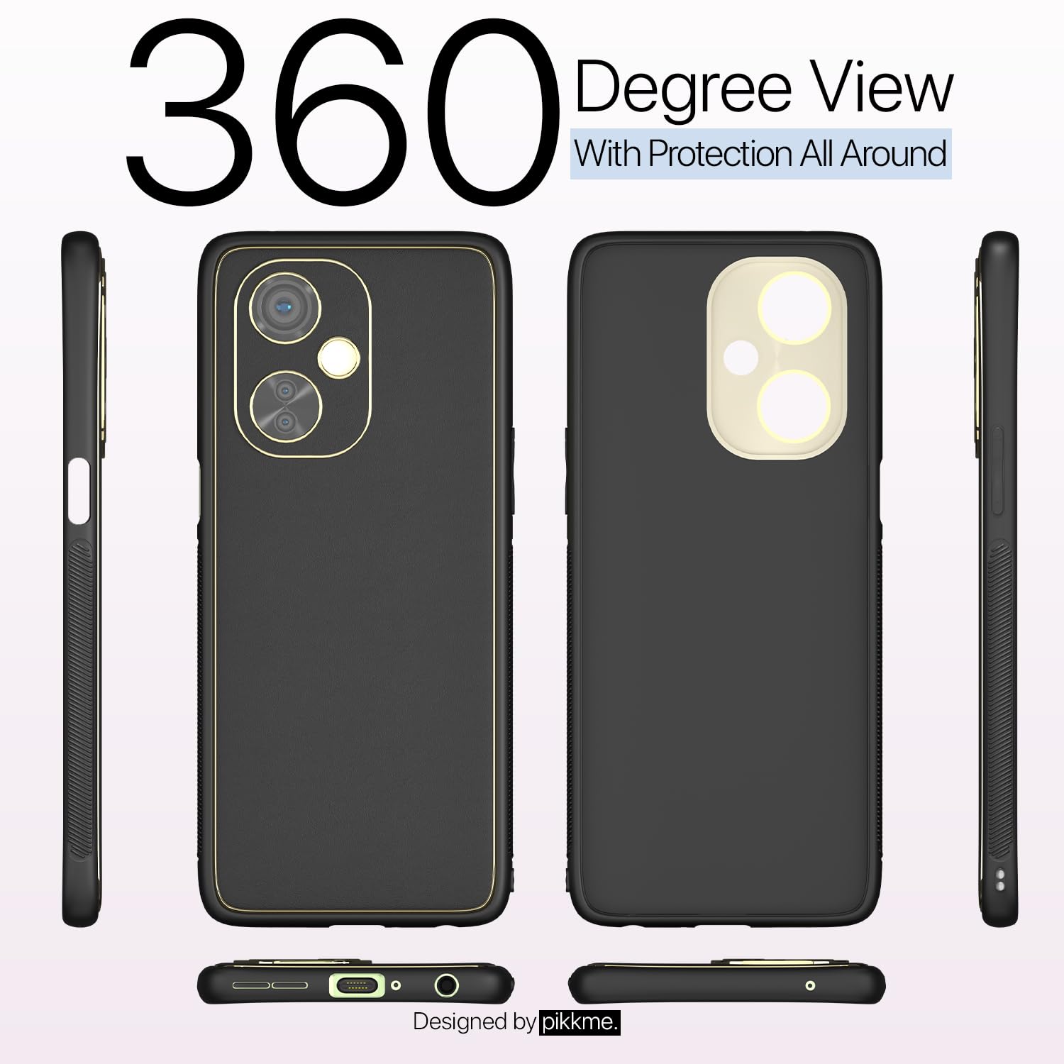 OnePlus Nord CE 3 Lite 5G phone cover in black by Pikkme – photo 4