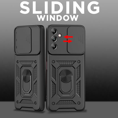 Samsung A14 4G/A14 5G/360 D10 Camera Shield mobile back cover in black by Pikkme – photo 2