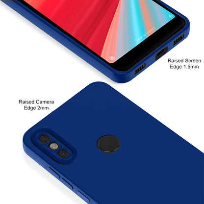 Pikkme Mi Redmi Y2 Liquid Silicone Back Cover | Blue