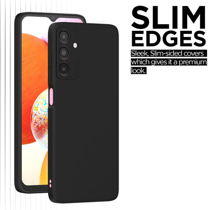 Black Matte phone cover for Samsung A14 5G – Pikkme – photo 6