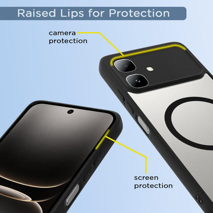 Pikkme black mag-safe back cover for Infinix Smart 20 – photo 4