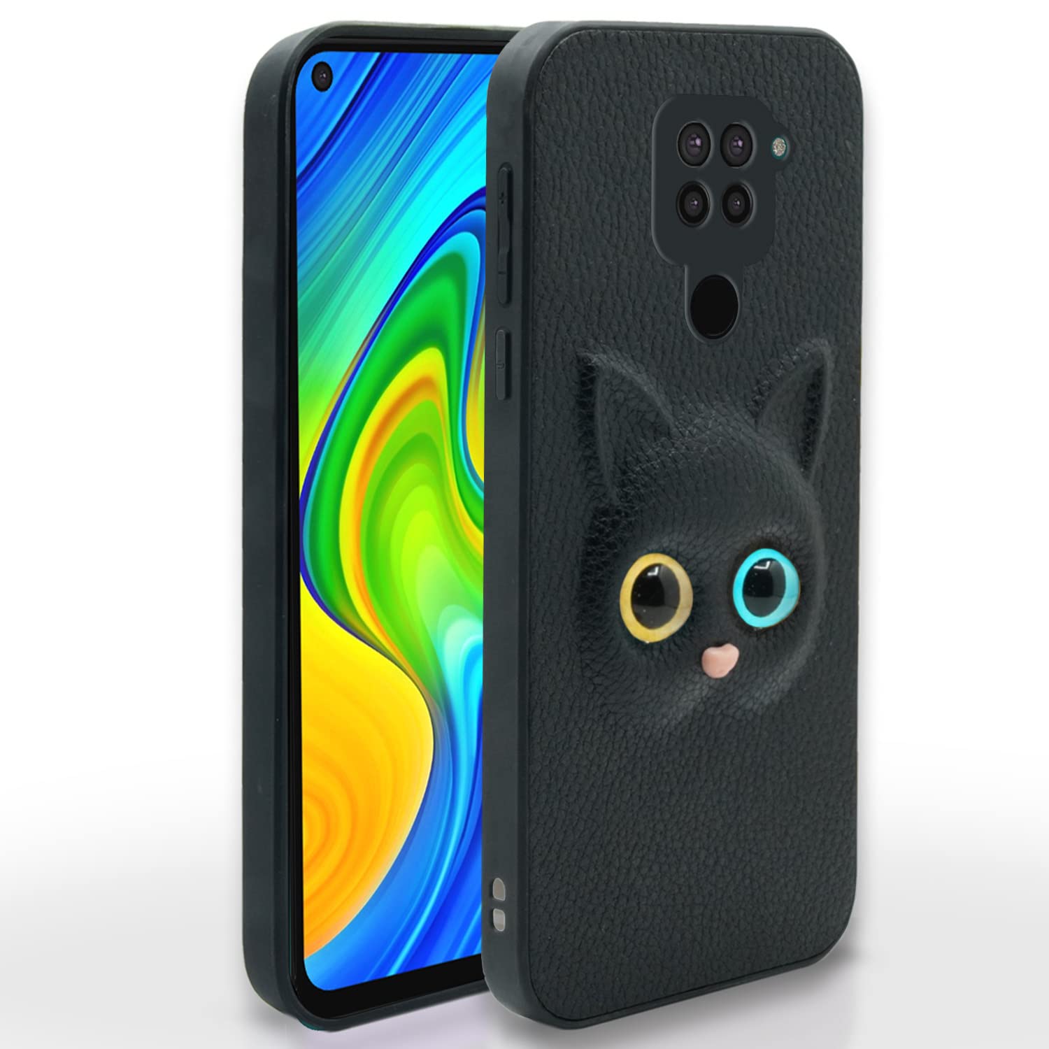 Pikkme Redmi Note 9 black back cover